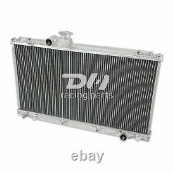 2 Core Aluminum Alloy Radiator Sport For 1999-2005 LEXUS IS 200 IS200 GXE10 2.0L