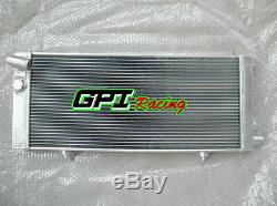 2 Core Aluminum Radiator & 2 Fans for PEUGEOT 205 GTI 1.6L & 1.9L 1984-1994 MT