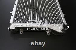 2 ROW ALL ALUMINIUM RADIATOR Fit ROVER MGF / MGTF RACE QUALITY Polished MT Only