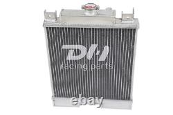 2 ROW Aluminum Radiator Fit 1989-1994 Suzuki Swift Petrol Saloon MK2 AWD1.6I MT