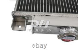 2 ROW Aluminum Radiator Fit 1989-1994 Suzuki Swift Petrol Saloon MK2 AWD1.6I MT