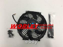 2 ROW FOR Opel Vauxhall Nova GTE GSi 2.0 16v Turbo Alloy Aluminum Radiator + FAN