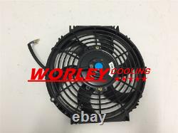 2 ROW FOR Opel Vauxhall Nova GTE GSi 2.0 16v Turbo Alloy Aluminum Radiator + FAN