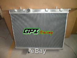 2 Row Aluminum Radiator For Peugeot 206 Gti/rc 180 1999-2008 00 01 02 03 04 05