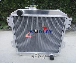 2 Row Aluminum Radiator for Ford Capri RS/Escort Superspeed MK1 ESSEX V6 2.6/3L