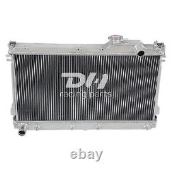 2 Rows ALUMINIUM ALLOY RACE RADIATOR FOR 1990-1997 MAZDA MX5 MK1 MIATA 1.6L 1.8L