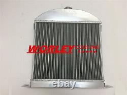21.5 1930 1931 for ford Model A chevy engine Alloy Aluminum radiator 3ROW 62mm