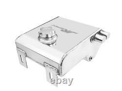 2L Aluminium Alloy Polished Radiator Overflow Surge Tank & Oil Tank Can JRsp