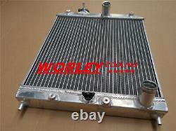 2ROW ALLOY Radiator for HONDA 1.8i MB6 B18C VTi/VTiS DOHC VTEC MANUAL 1996-2000