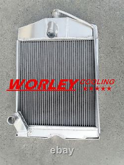 2ROWS ALLOY Aluminum Radiator FOR Ford Tractor 8N8005 2N 8N 9N 50MM 2CORE new