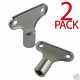 2pc Zinc Alloy Radiator Bleed Keys Set Plumbing Tool Key Central Heating Kit