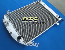 3 Core Aluminum Radiator for 1932 FORD HI-BOY Grill Shells CHEVY ENGINE 32
