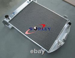 3 Core Aluminum Radiator for FORD HI-BOY Grill Shells CHEVY ENGINE 1932 32