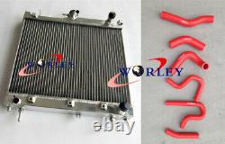 3 ROW Alloy Radiator + Hoses For Suzuki Jimny SN413 SN 1.3L 16V M13A 2000-2011
