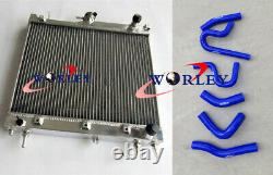 3 ROW Alloy Radiator + Hoses For Suzuki Jimny SN413 SN 1.3L 16V M13A 2000-2011