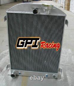 3 ROW For 1932 Ford Chopped engine 32 AT Aluminum Radiator