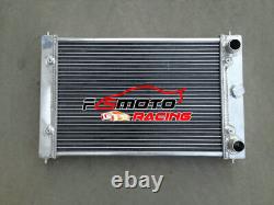 3 ROW For VW POLO 86C 1.3 G40 COUPE 1982-1994 NO AIRCON Aluminum Radiator + FANS