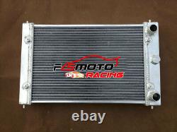 3 ROW For VW POLO 86C 1.3 G40 COUPE 1982-1994 NO AIRCON Aluminum Radiator + FANS