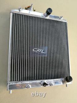 3 ROW for 1992-2000 Honda Civic EK EG D15 D16 28MM PIPE ALUMINUM RADIATOR & FAN