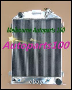 3 Row 62mm Aluminum Radiator for FORD HI-BOY GRILL SHELLS CHEVY ENGINE 1932 AT