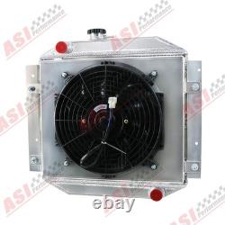 3 Row Alloy Radiator Aluminum shroud fan relay Fits Ford Escort 71-80 MT