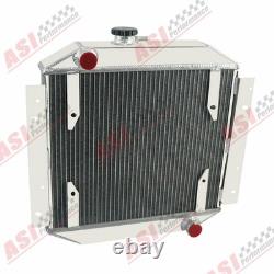 3 Row Alloy Radiator Aluminum shroud fan relay Fits Ford Escort 71-80 MT