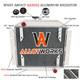 3 Row Aluminium Alloy Radiator For Ford Escort 71-1980 Mt 1972 1978
