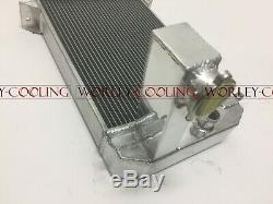 3 Row Aluminum Alloy Radiator For Triumph TR2/TR3/TR3A/TR3B MT manual 3 core