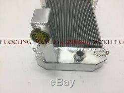 3 Row Aluminum Alloy Radiator For Triumph TR2/TR3/TR3A/TR3B MT manual 3 core