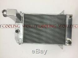 3 Row Aluminum Alloy Radiator For Triumph TR2/TR3/TR3A/TR3B MT manual 3 core