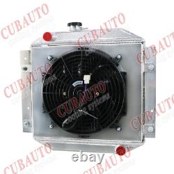 3 Row Aluminum Alloy Radiator shroud fan relay For Ford Escort 1971-1980 MT