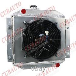 3 Row Aluminum Alloy Radiator shroud fan relay For Ford Escort 1971-1980 MT