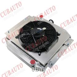 3 Row Aluminum Alloy Radiator shroud fan relay For Ford Escort 1971-1980 MT