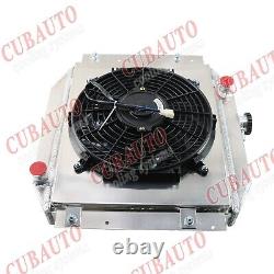 3 Row Aluminum Alloy Radiator shroud fan relay For Ford Escort 1971-1980 MT