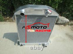 3 Row Aluminum Radiator For 1932 Ford HI-BOY Grill Shells Chevy V8 Engine AT 3 Row Aluminum Radiator For 1932 Ford HI-BOY Grill Shells Chevy V8 Engine AT
