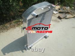 3 Row Aluminum Radiator For 1932 Ford HI-BOY Grill Shells Chevy V8 Engine AT 3 Row Aluminum Radiator For 1932 Ford HI-BOY Grill Shells Chevy V8 Engine AT