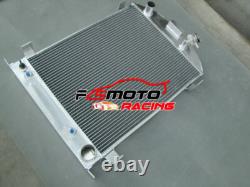 3 Row Aluminum Radiator For 1932 Ford HI-BOY Grill Shells Chevy V8 Engine AT 3 Row Aluminum Radiator For 1932 Ford HI-BOY Grill Shells Chevy V8 Engine AT