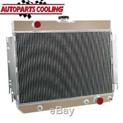 3 Row Aluminum Radiator For 1963-1968 66 Impala Many Chevy Gm Cars At/mt Uk Ship