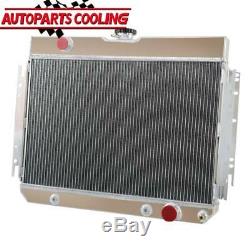 3 Row Aluminum Radiator For 1963-1968 66 Impala Many Chevy Gm Cars At/mt Uk Ship