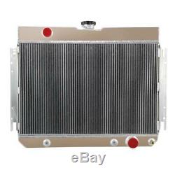 3 Row Aluminum Radiator For 1963-1968 66 Impala Many Chevy Gm Cars At/mt Uk Ship