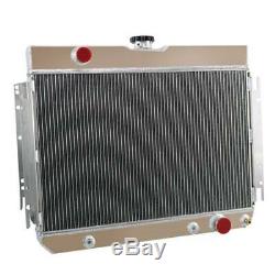 3 Row Aluminum Radiator For 1963-1968 66 Impala Many Chevy Gm Cars At/mt Uk Ship