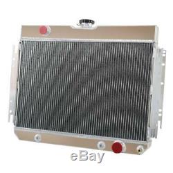 3 Row Aluminum Radiator For 1963-1968 66 Impala Many Chevy Gm Cars At/mt Uk Ship