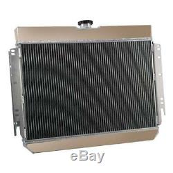 3 Row Aluminum Radiator For 1963-1968 66 Impala Many Chevy Gm Cars At/mt Uk Ship