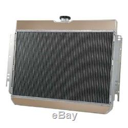 3 Row Aluminum Radiator For 1963-1968 66 Impala Many Chevy Gm Cars At/mt Uk Ship