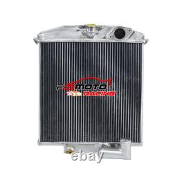 3 Row Aluminum Radiator For Jaguar XK120 3.4L XK I6 1948-1954 1949 1950 1951 52