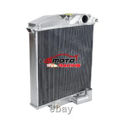 3 Row Aluminum Radiator For Jaguar XK120 3.4L XK I6 1948-1954 1949 1950 1951 52
