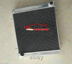 3 Row Aluminum Radiator For Jaguar XKE E-Type Series 1 3.8L 1961-1967 1962 63 MT