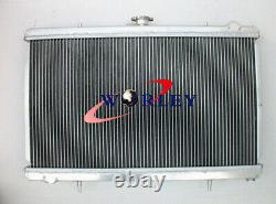 3 Row Aluminum Radiator &Shroud&Fan for Nissan Silvia S13 SR20DET 1989-1994 1990