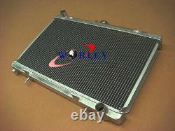 3 Row Aluminum Radiator &Shroud&Fan for Nissan Silvia S13 SR20DET 1989-1994 1990