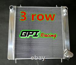 3 Row Aluminum Radiator for Jaguar XKE Series 1 S1 4.2L 1965 1966 1967 Manual MT